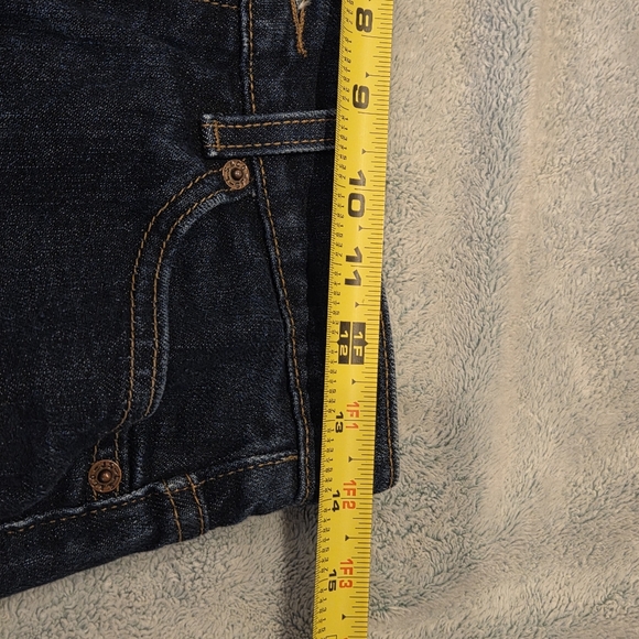 Vintage Levi's 512 Jeans Women's 6 (28x26) Dark Wash Denim Slim Fit Tapered Leg - Picture 7 of 14